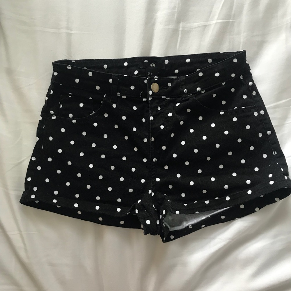 Polka dot shorts